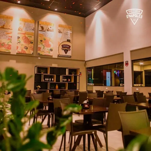Pizzaria D'Napoles - ambiente climatizado
